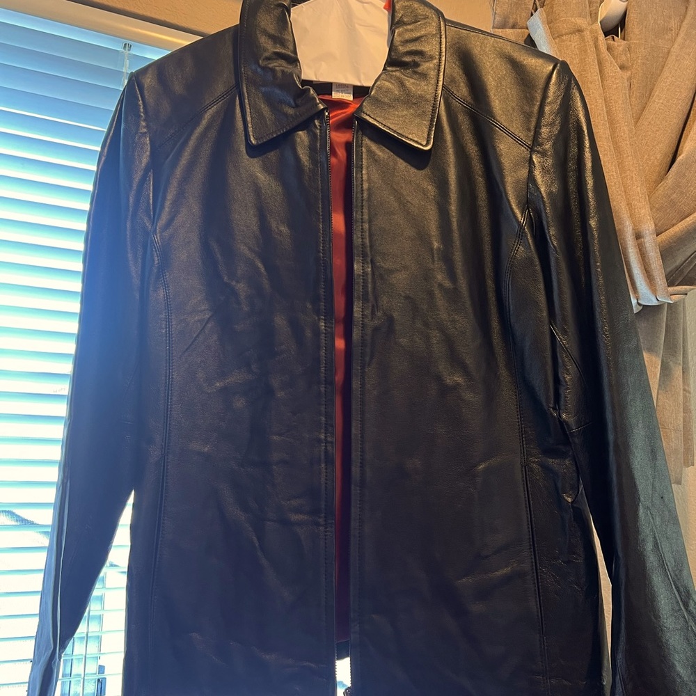 Leather jacket